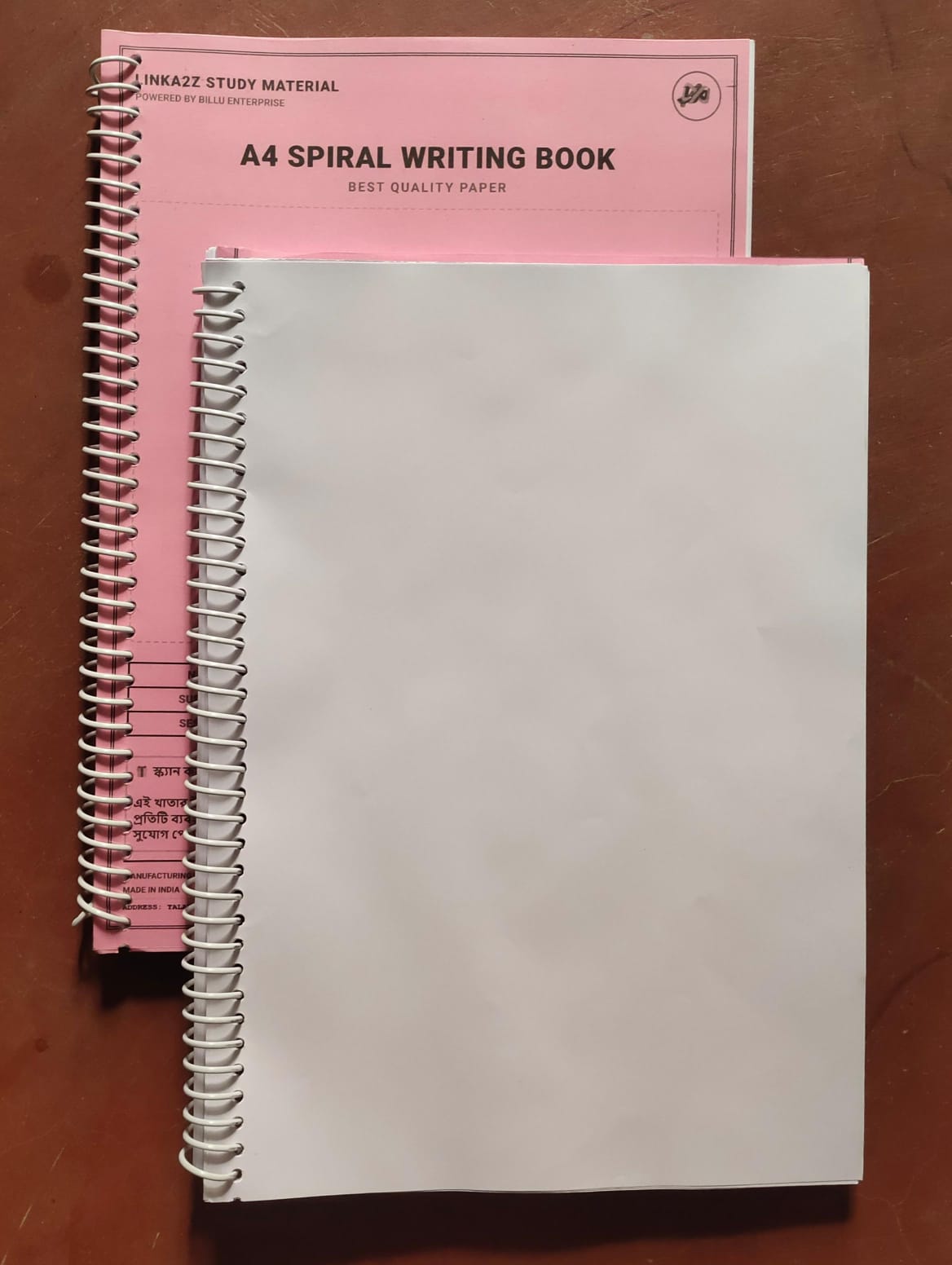 A4 SPIRAL WRITING NOTE BOOK (50 SHEETS)